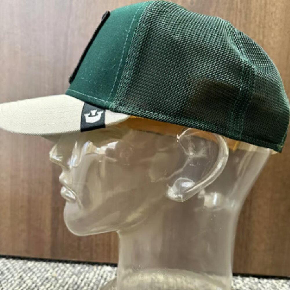 Goorin Bros. Deer Stag The Farm Premium Green and White Trucker Hat - Picture 3 of 3